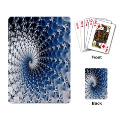 Mandelbrot Fractal Abstract Ice Playing Card by Nexatart