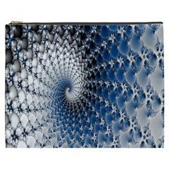 Mandelbrot Fractal Abstract Ice Cosmetic Bag (xxxl)  by Nexatart