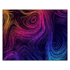 Abstract Pattern Art Wallpaper Rectangular Jigsaw Puzzl by Nexatart