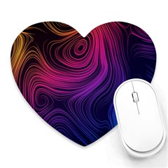 Abstract Pattern Art Wallpaper Heart Mousepads by Nexatart