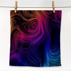 Abstract Pattern Art Wallpaper Face Towel by Nexatart