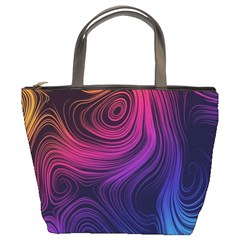 Abstract Pattern Art Wallpaper Bucket Bags by Nexatart