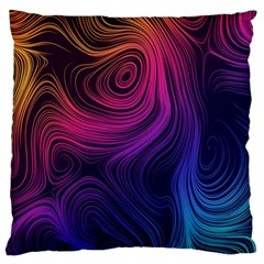 Abstract Pattern Art Wallpaper Standard Flano Cushion Case (one Side) by Nexatart