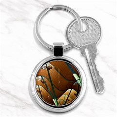 Airport Pattern Shape Abstract Key Chains (round)  by Nexatart