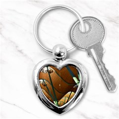 Airport Pattern Shape Abstract Key Chains (heart)  by Nexatart