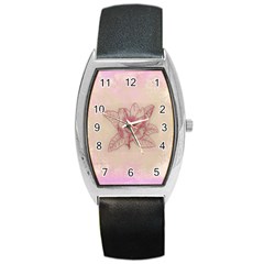 Desktop Background Abstract Barrel Style Metal Watch by Nexatart