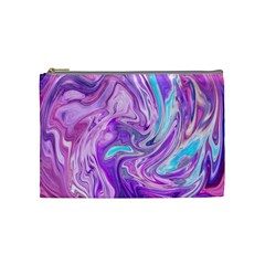 Abstract Art Texture Form Pattern Cosmetic Bag (medium)  by Nexatart