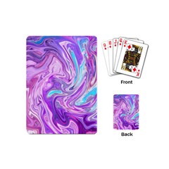 Abstract Art Texture Form Pattern Playing Cards (mini)  by Nexatart