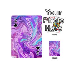 Abstract Art Texture Form Pattern Playing Cards 54 (mini)  by Nexatart