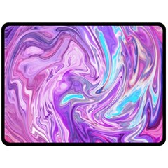 Abstract Art Texture Form Pattern Double Sided Fleece Blanket (large)  by Nexatart