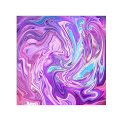 Abstract Art Texture Form Pattern Small Satin Scarf (square) by Nexatart