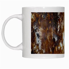 Rusty Texture Pattern Daniel White Mugs by Nexatart