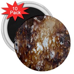 Rusty Texture Pattern Daniel 3  Magnets (10 pack) 