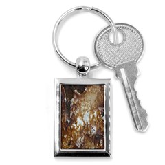 Rusty Texture Pattern Daniel Key Chains (rectangle)  by Nexatart