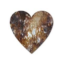 Rusty Texture Pattern Daniel Heart Magnet