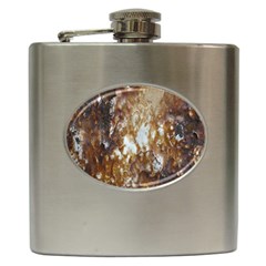 Rusty Texture Pattern Daniel Hip Flask (6 Oz) by Nexatart