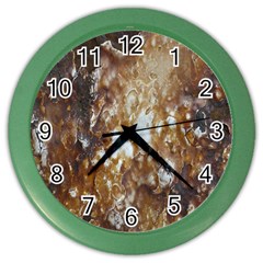 Rusty Texture Pattern Daniel Color Wall Clocks