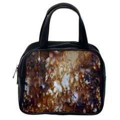 Rusty Texture Pattern Daniel Classic Handbags (one Side) by Nexatart