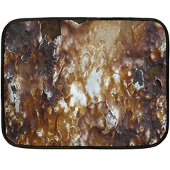 Rusty Texture Pattern Daniel Fleece Blanket (mini) by Nexatart