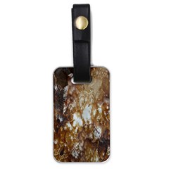 Rusty Texture Pattern Daniel Luggage Tags (One Side) 