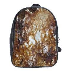 Rusty Texture Pattern Daniel School Bag (xl) by Nexatart