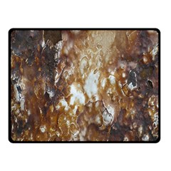 Rusty Texture Pattern Daniel Double Sided Fleece Blanket (Small) 