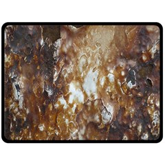 Rusty Texture Pattern Daniel Double Sided Fleece Blanket (Large) 