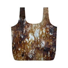 Rusty Texture Pattern Daniel Full Print Recycle Bags (M) 