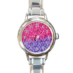 Wool Knitting Stitches Thread Yarn Round Italian Charm Watch