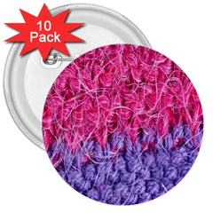 Wool Knitting Stitches Thread Yarn 3  Buttons (10 pack) 