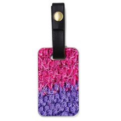 Wool Knitting Stitches Thread Yarn Luggage Tags (One Side) 