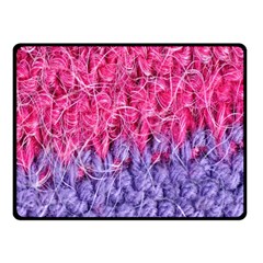 Wool Knitting Stitches Thread Yarn Double Sided Fleece Blanket (small)  by Nexatart