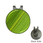 Leaf Plant Nature Pattern Hat Clips with Golf Markers Front