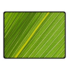 Leaf Plant Nature Pattern Double Sided Fleece Blanket (small)  by Nexatart