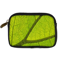 Green Leaf Plant Nature Structure Digital Camera Cases by Nexatart