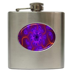 Fractal Mandelbrot Julia Lot Hip Flask (6 Oz) by Nexatart