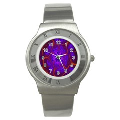 Fractal Mandelbrot Julia Lot Stainless Steel Watch by Nexatart