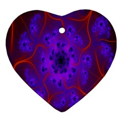 Fractal Mandelbrot Julia Lot Heart Ornament (two Sides) by Nexatart