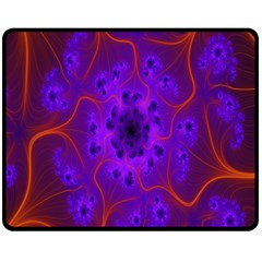 Fractal Mandelbrot Julia Lot Fleece Blanket (medium)  by Nexatart