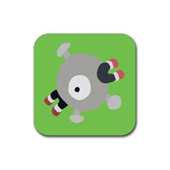 Magnemite (blue) Rubber Coaster (square)  by SamEarl13