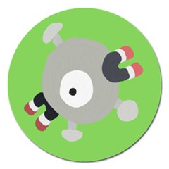 Magnemite (blue) Magnet 5  (round) by SamEarl13