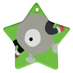 Magnemite (blue) Star Ornament (two Sides) by SamEarl13