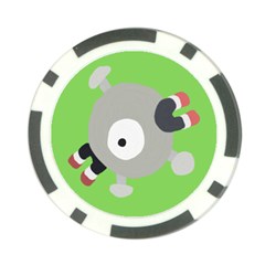 Magnemite (blue) Poker Chip Card Guard by SamEarl13