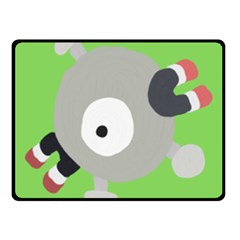 Magnemite (blue) Fleece Blanket (small) by SamEarl13