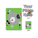 Magnemite (blue) Playing Cards 54 (Mini)  Front - Spade2