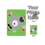 Magnemite (blue) Playing Cards 54 (Mini)  Front - Heart2