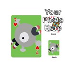 Magnemite (blue) Playing Cards 54 (Mini)  Front - Heart7