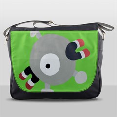 Magnemite (blue) Messenger Bags by SamEarl13