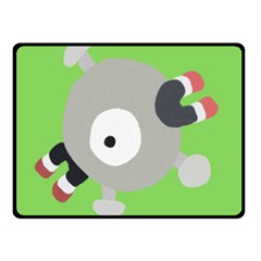 Magnemite (blue) Double Sided Fleece Blanket (small) 