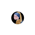 Girl with a Pearl Earring 1  Mini Buttons Front